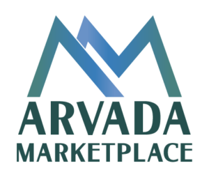 Arvada Marketplace logo.